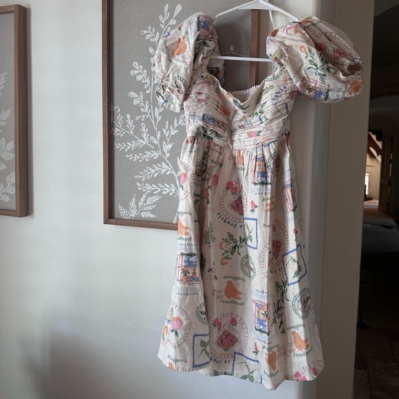 Abercrombie & Fitch Cream Puff Sleeve Sundress - Picture 4 of 4